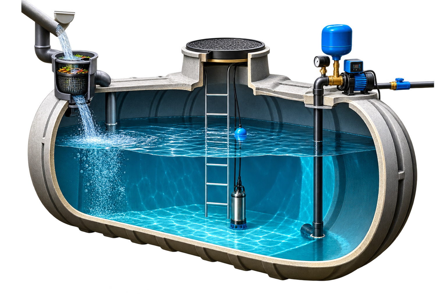 Aljibe Agua Pluvial